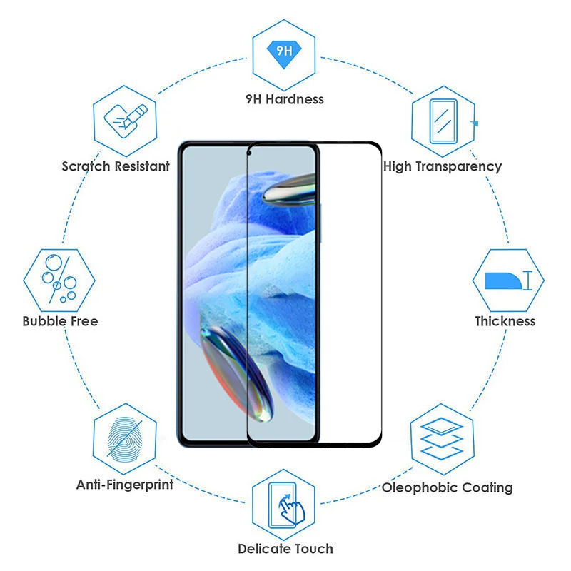 redmi 12 Screen Protector For xiaomi redmi note 12 pro Tempered Glass redmi note 12 pelicula Glass For redmi note 12 pro plus 5g