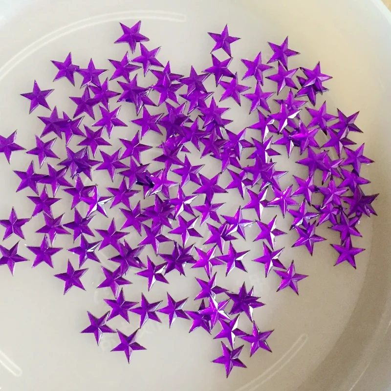 200pcs 10mm 크리스탈 별 모양 장식 라인 석 스티커 플랫 백 돌 Applique 비 핫픽스 Strass 의류에 대 한