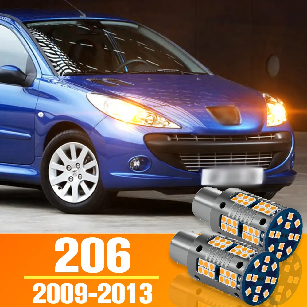 

2pcs LED Turn Signal Light Turning Bulb Accessories For Peugeot 206 2009-2013 2010 2011 2012