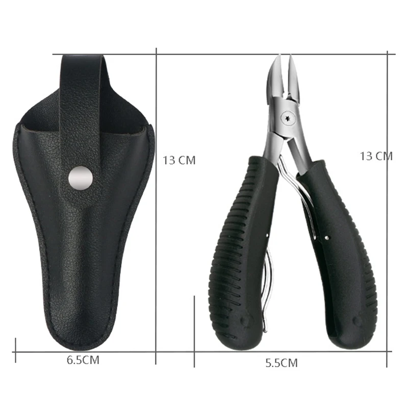 1pc Carbon Steel Nail Clipper For Thick Nails Pedicure Nail