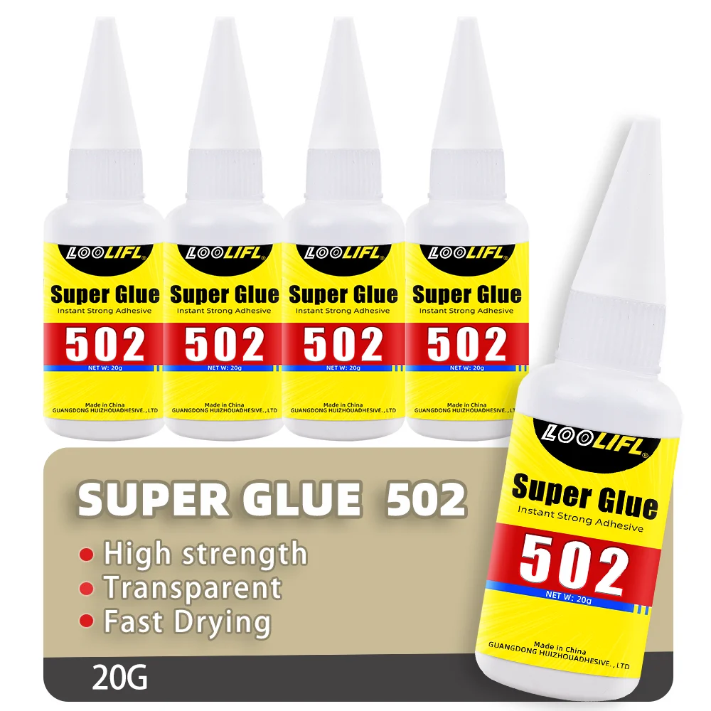 Colle Cyanoacrylate 502Y 20g Lot 1-5 Pcs pour Modélisme