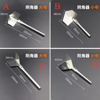 1pcs Drywall Corner Scraper putty knife Finisher Cleaning Stucco Removal Builder Tool for floor wall ceramic Tile Grout DIY 2