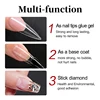 3 IN1 Nail Glue Gel Fast Extension Acrylic False Tips Sticking Decoration Press on Nails Art Tools Functional Gel French DIY 7ml 4