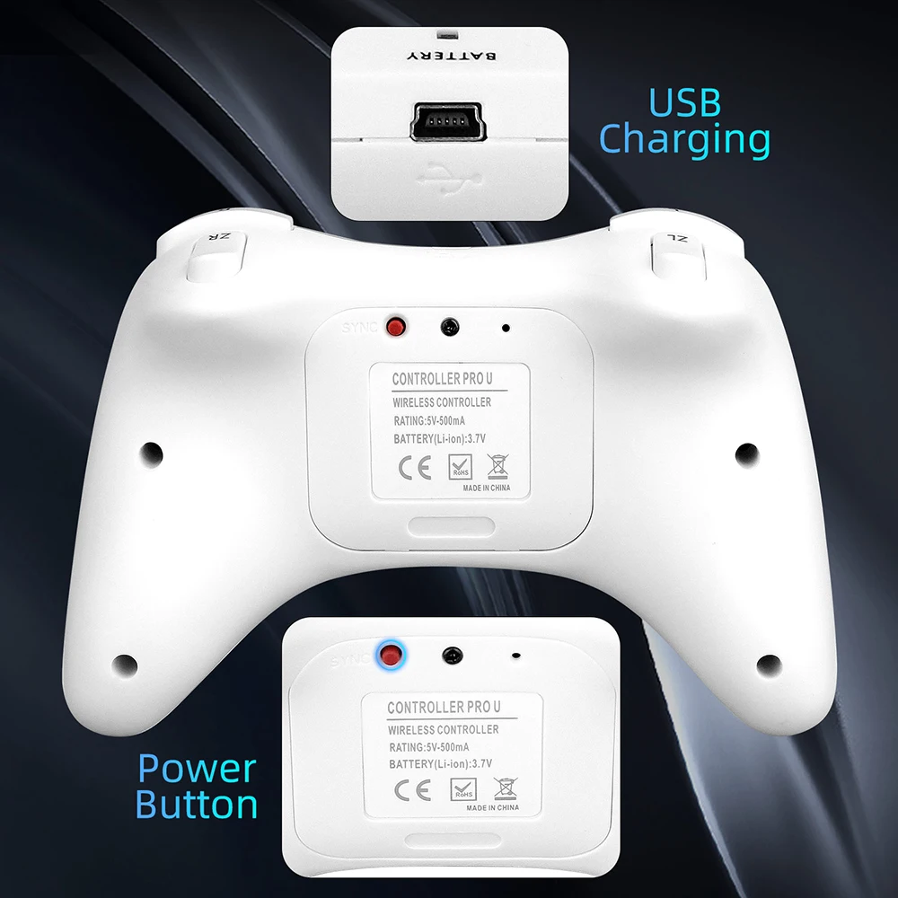 OSTENT Wii U  Ʈѷ      Ƴα, ٵ Wii U е, USB ̺ 