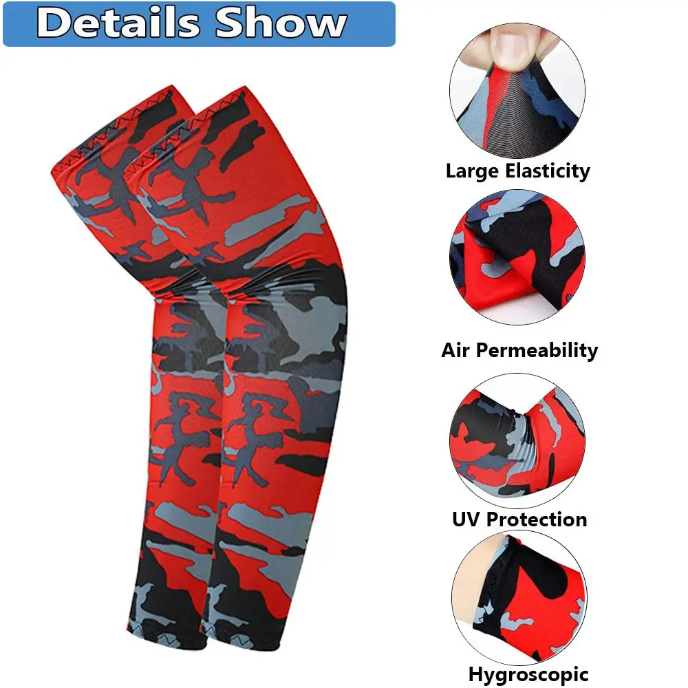 Sun Protection Arm Sleeves Exposed thumb Sportswear Running Summer Cooling Outdoor Sport Arm Cover