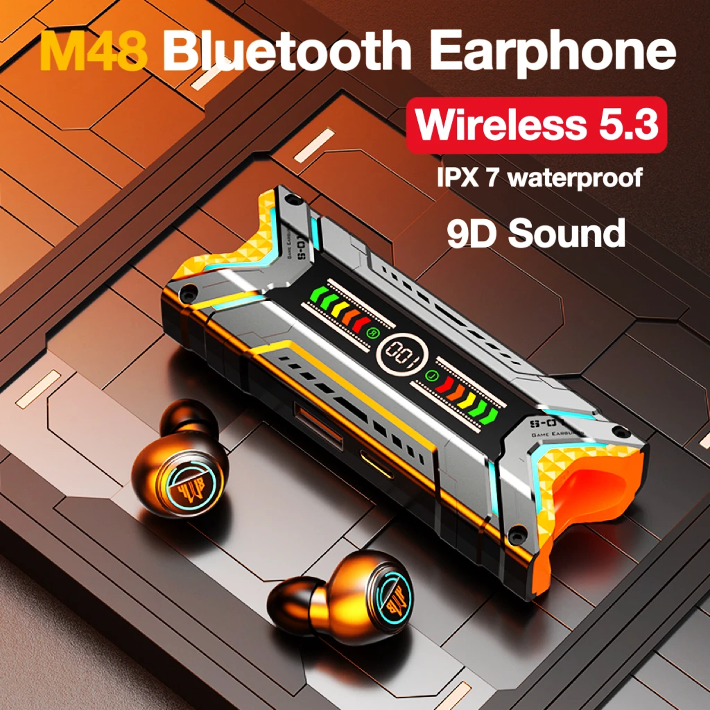 Écouteurs sans fil Bluetooth M48 Mecha-COD main image 0