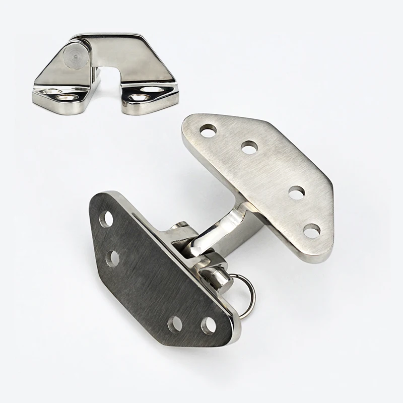 Heavy Duty Marine Grade 316 Stainless Steel Boat Locker Hinge with Removable Pin Machinery Equipment Ships Yachts Hinges