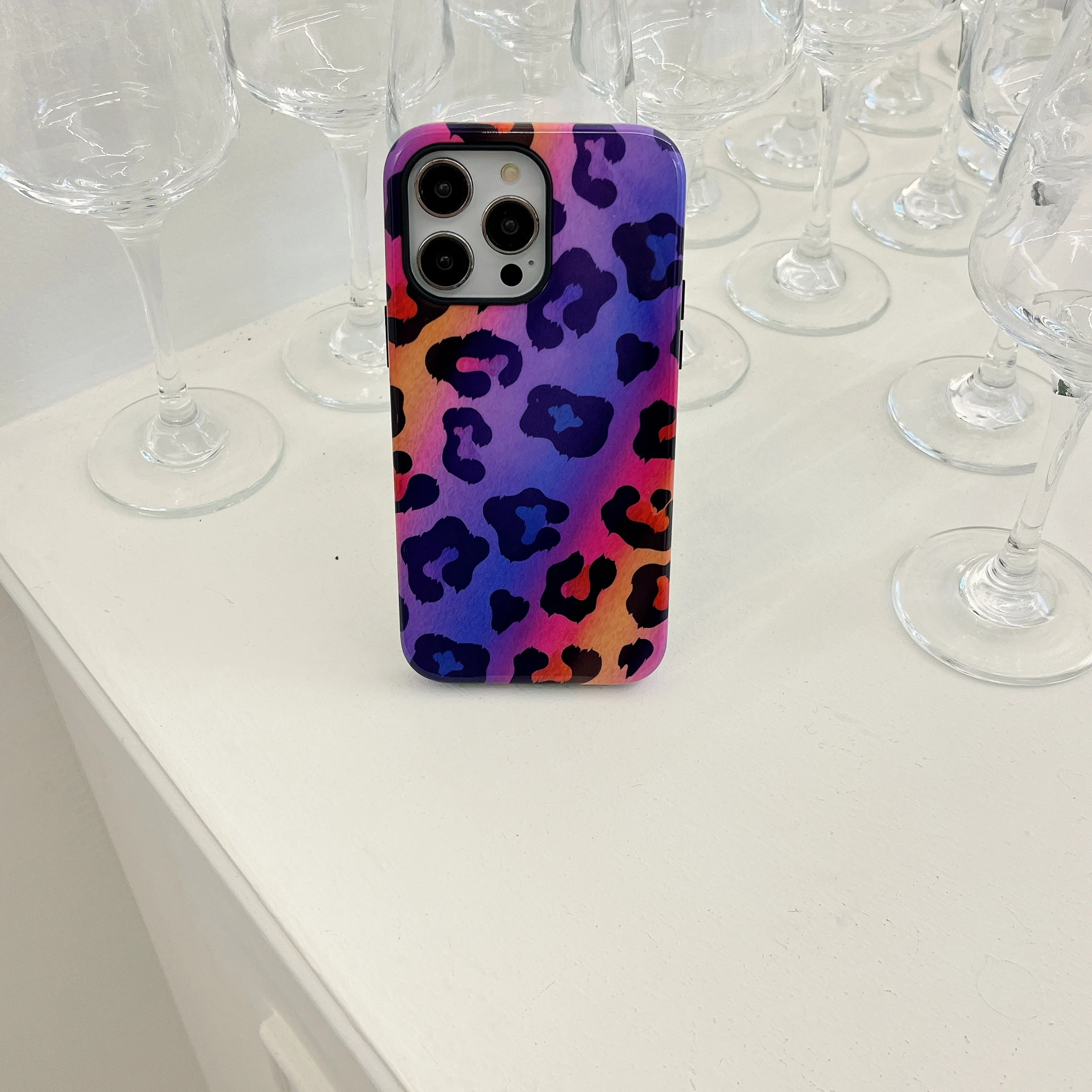 Colorful Leopard Pattern Case for iPhone