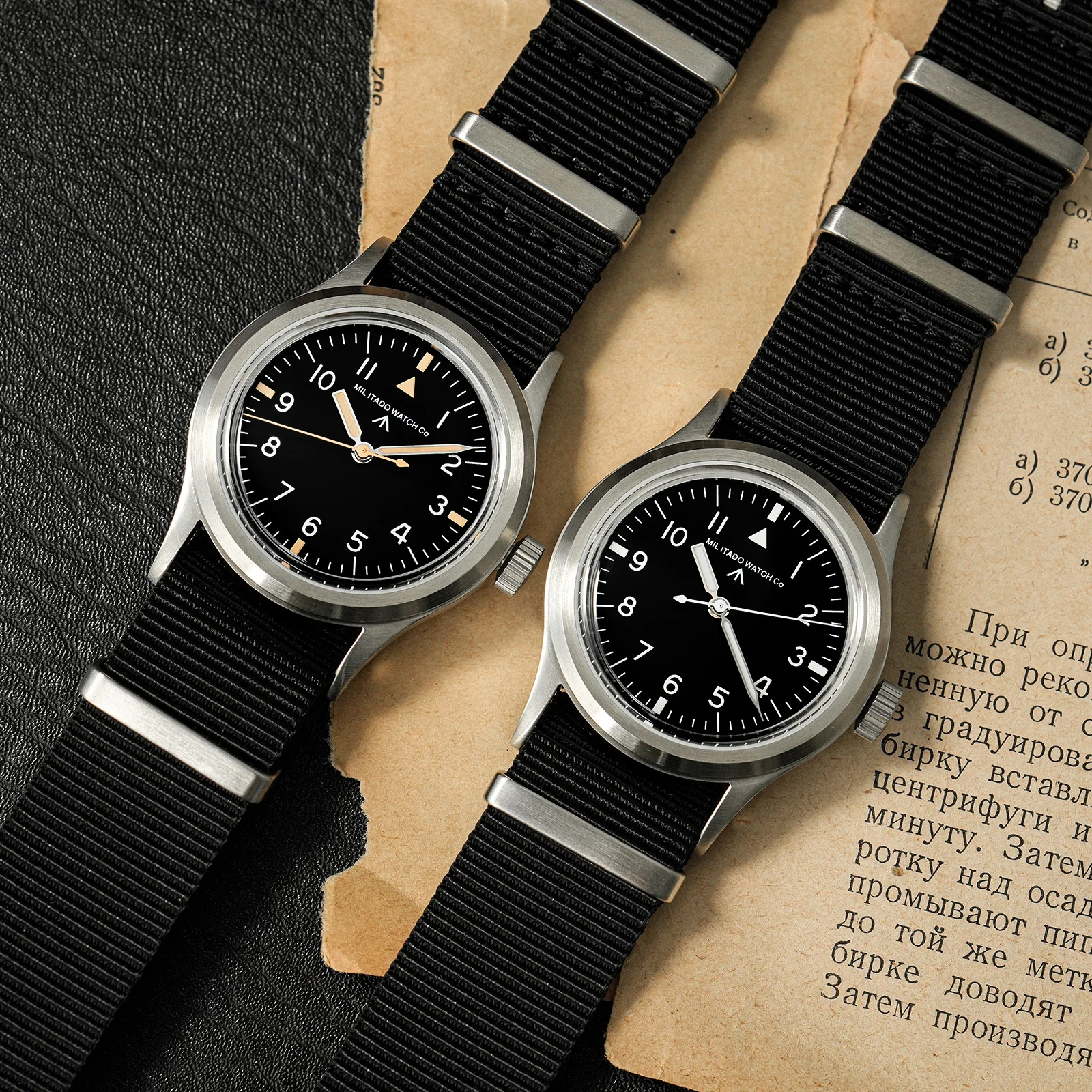Militado ML14 Military Watch VH31/VH65 Sweep Quartz Movement
