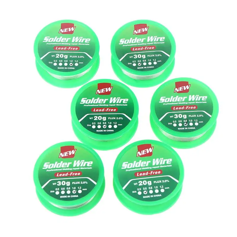 1롤 고품질 0.6-1mm 무연 저온 플럭스 코어 솔더 와이어 주석 세척 불필요 로진 코어 솔더 와이어 Sn99.3Cu0.7