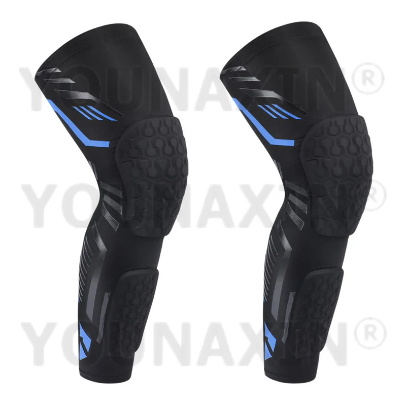 Black Blue Knee Pads