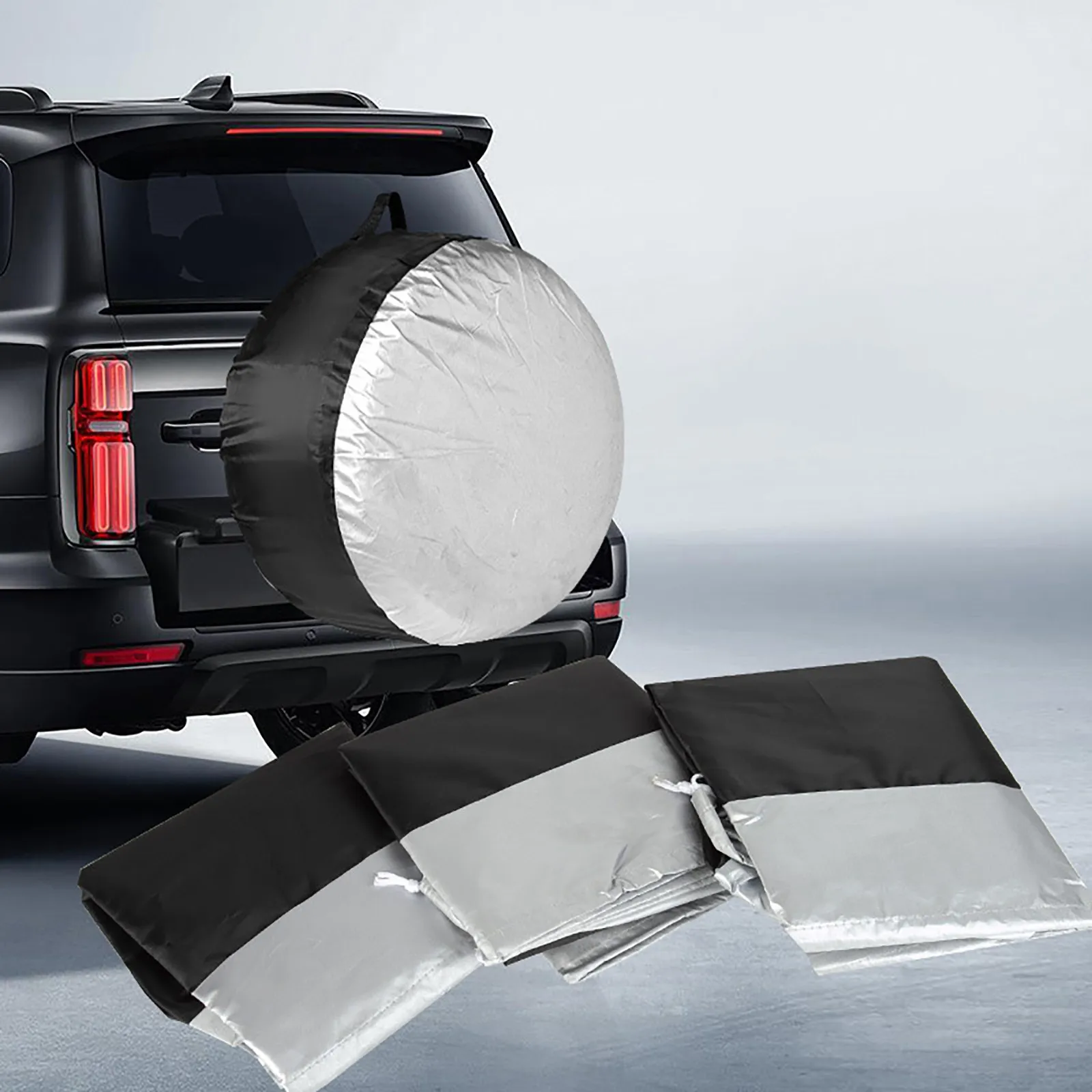 Seasonal Tire Totes, Spare Tire Cover, Portable Wheel Bags, Winter Cover, Handle for Easy Transportation, Universal Fit, Ma