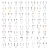New 925 Sterling Silver Plated Buttefly Daisy Safety Chain Bead Suitable For Ladies Original DIY Bracelet Gift Jewelry Charm 1