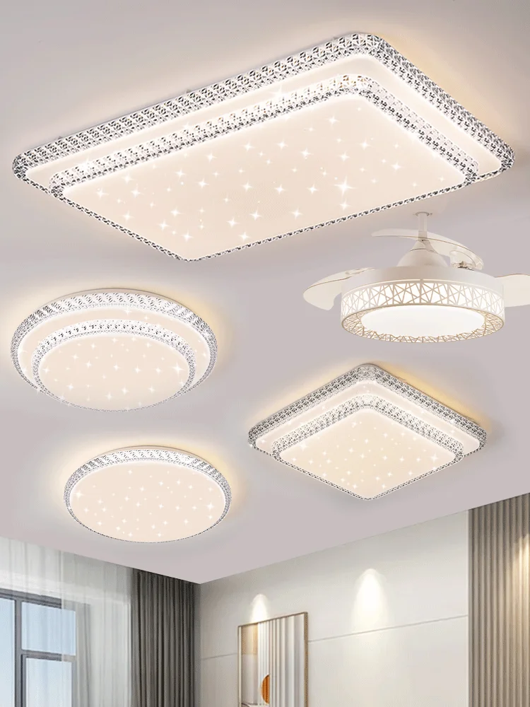 Modern Diamond Simple Design LED Ceiling Lamp White/Warm Light Bedroom Living Room Home Lighting Decorate Lustre Home Appliance