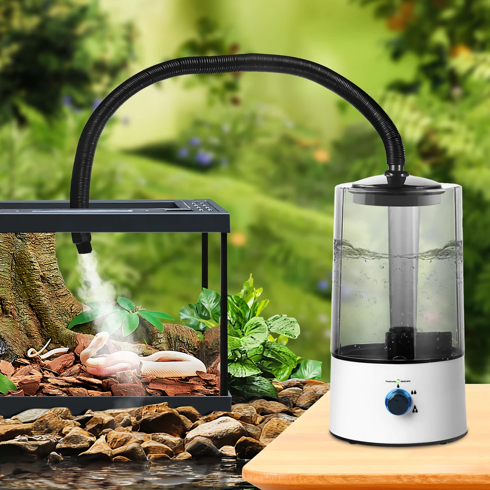 Visual Pet Humidifier with Adjustable Mist Levels