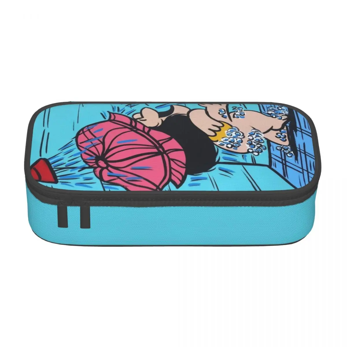 Mafalda Kawaii Vintage Quino Comic Cartoon Mang Anime Pencil Case for Boy Girl Large Storage Pen Bag Box School Supplies