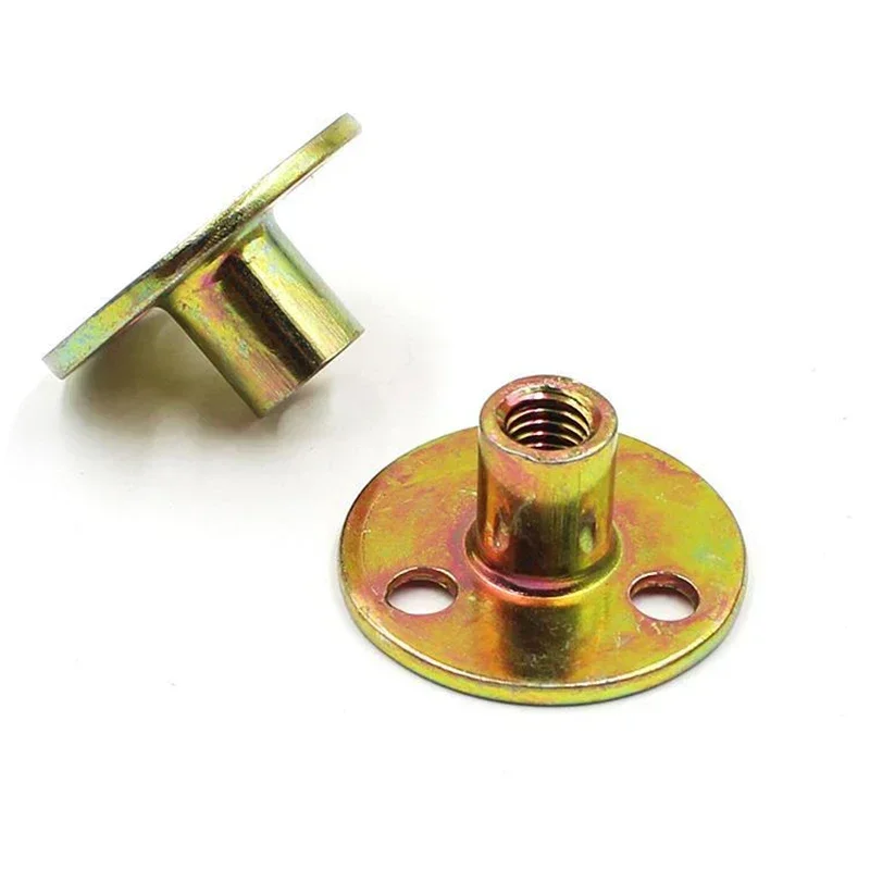 5 Dadi Flangiati A 3 Fori M10 - Ferro Zincato Per Fissaggio Mobili E Collegamenti - Foto 14