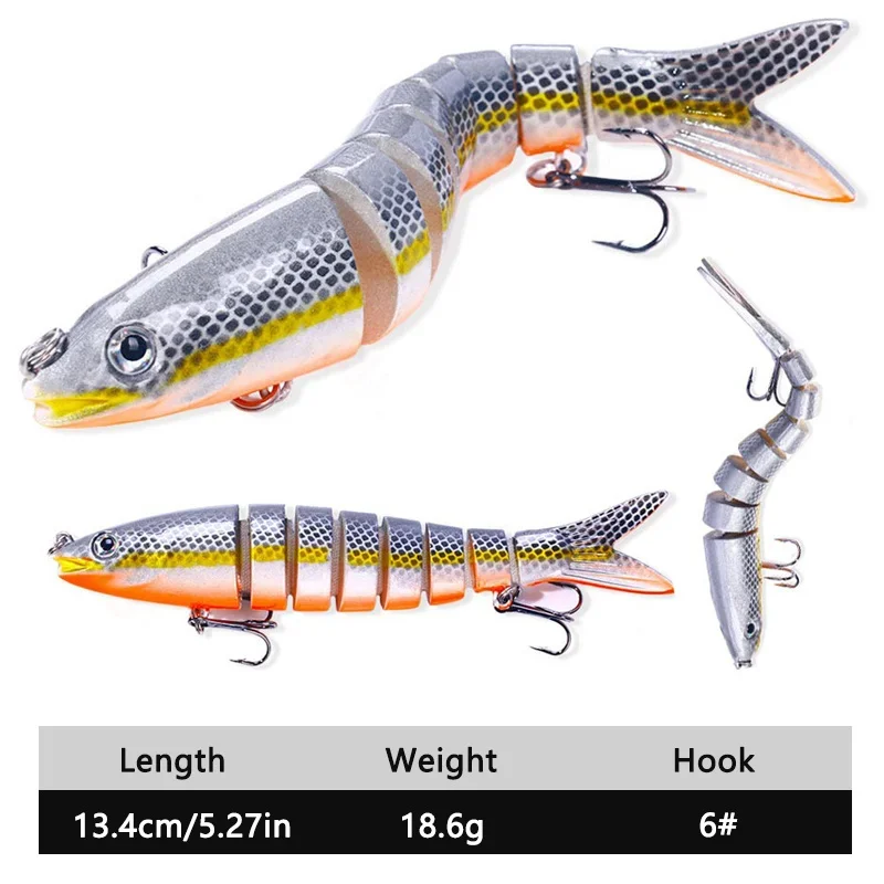 Jointed Bass Swimbait Lure 2