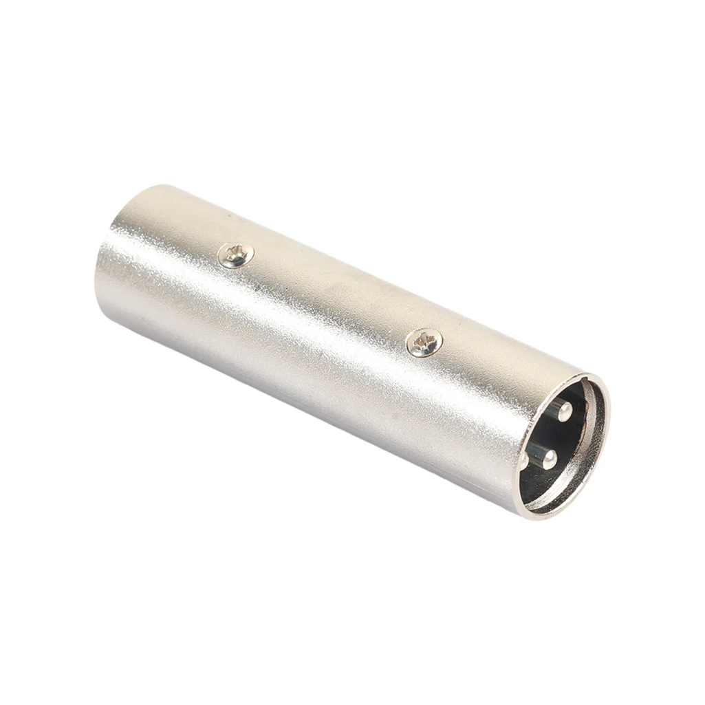 N256R 슈퍼 XLR 남성-남성 어댑터, XLR 3핀 남성-남성 커넥터 커플러, 마이크 라인 어댑터 -2개 팩