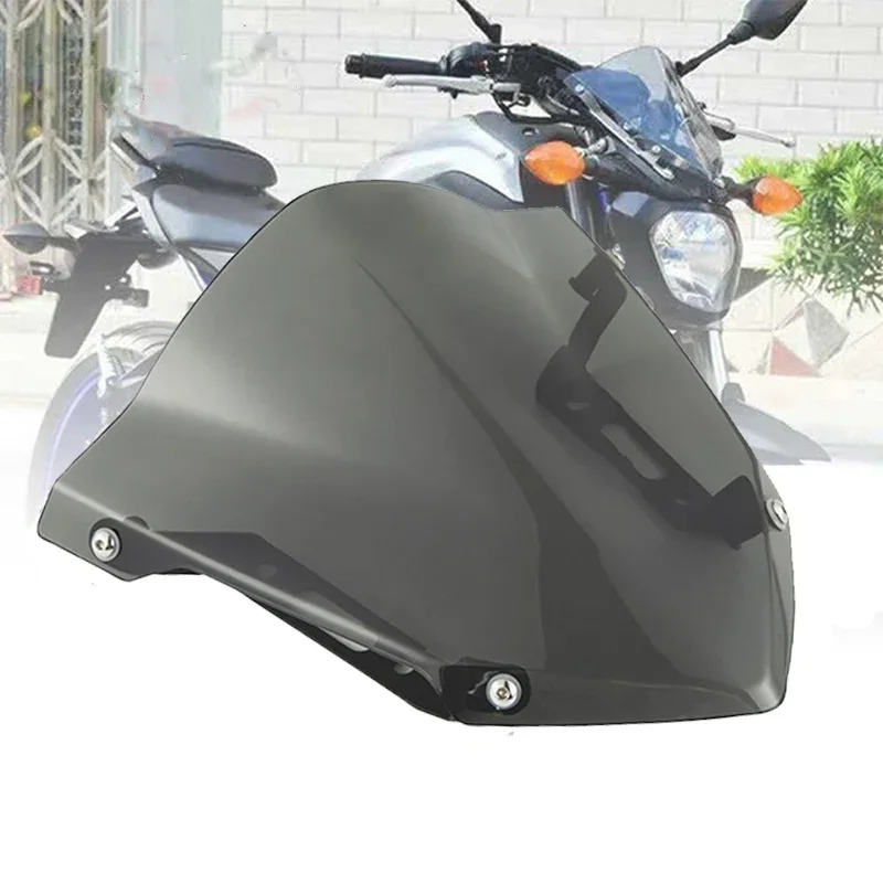 

POSSBAY Motorcycle Front Windscreen Smoke Black Windshield Protection Wind Deflectors for YAMAHA MT-07 FZ-07 MT 07 FZ 07 18-20