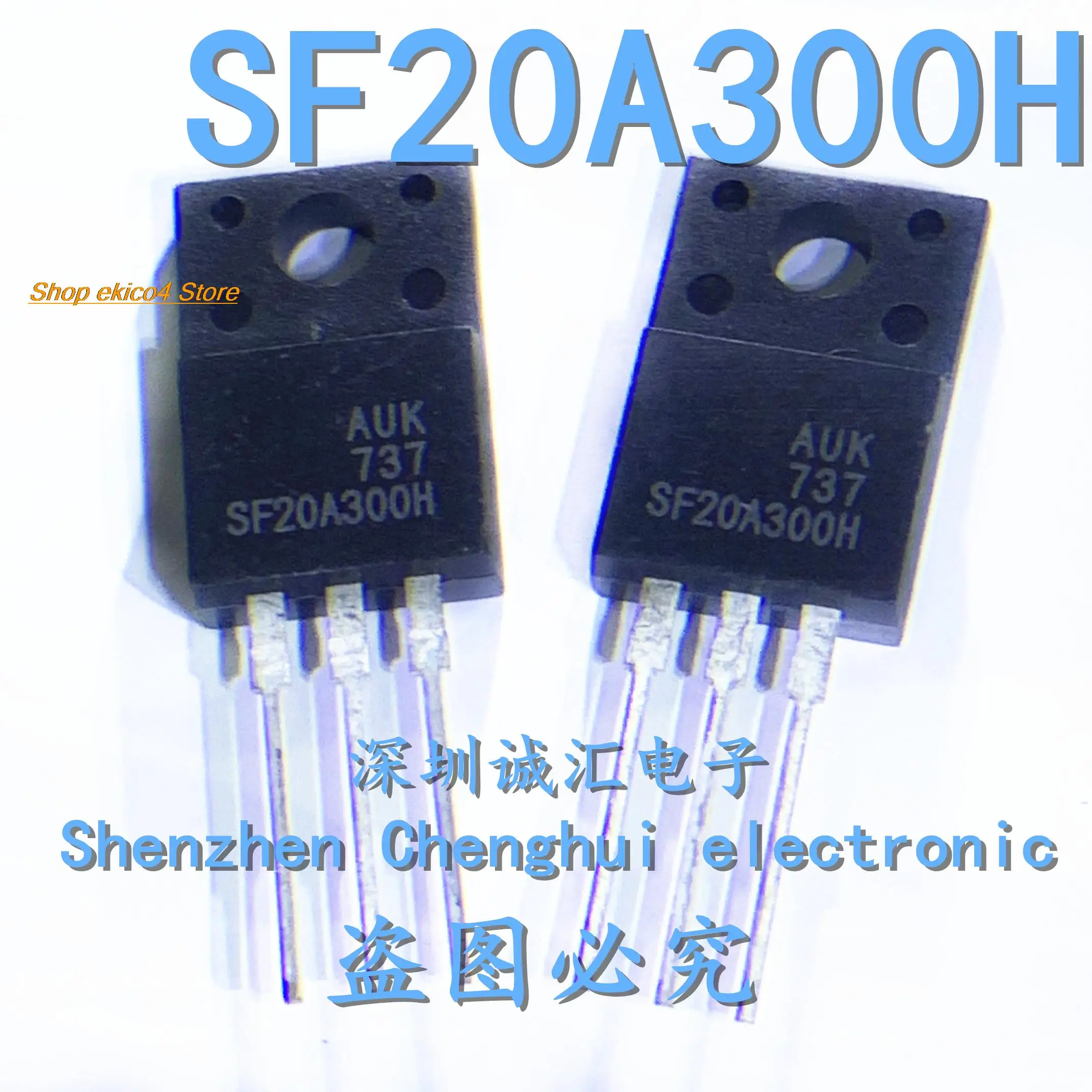 

10pieces Original stock SF20A300H 300V 20A TO-220F