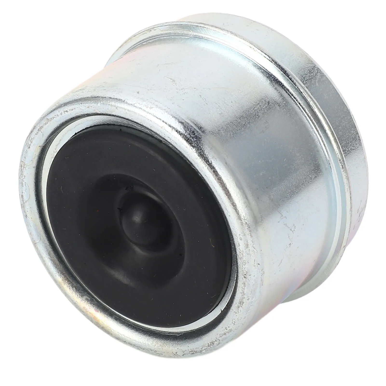 Trailer Bearing Dust Cap 4pcs 1.98in Trailer Bearing Dust Cap Trailer Axle Grease Oil Cap with Rubber Plugs for 2000 to 3500 Lbs Wheel Hubs