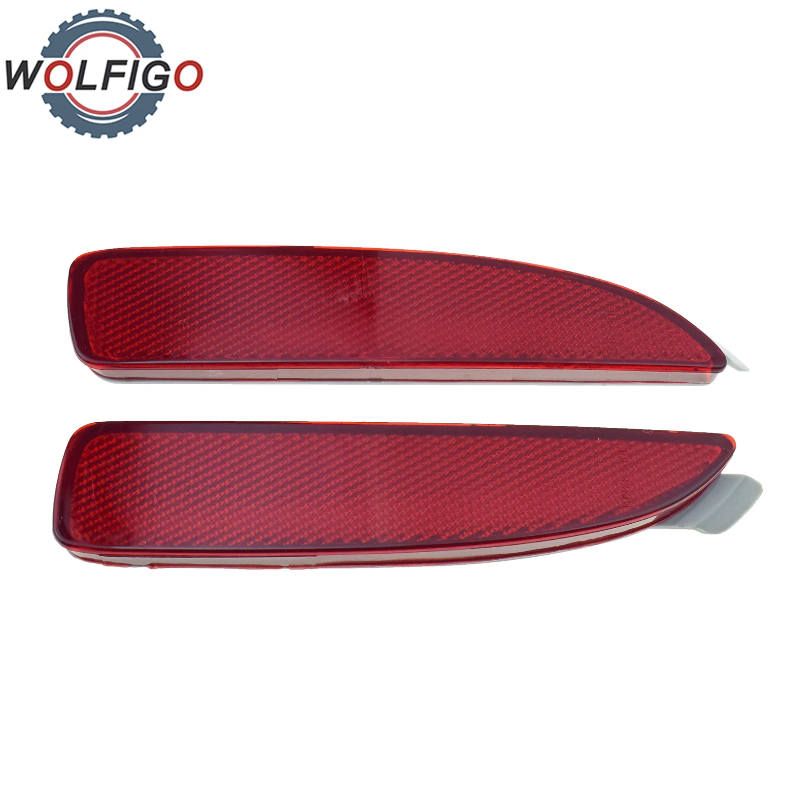 Left / Right Rear Bumper Reflector Light Side Marker For Mazda 3 5 6 2004-2009 2014-D350-51-5M0E D350-51-5L0E MA1184101 bumper strip