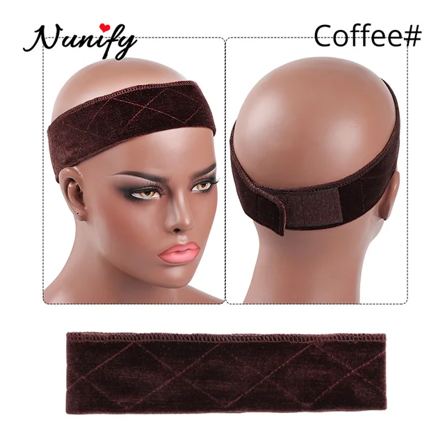 Velvet Wig Grip With Adjustable Elastic Band For Wigs Thin Wig Hair Holder  Nunify Nude Wig Strap 1Pcs Hair Accessories For Wigs