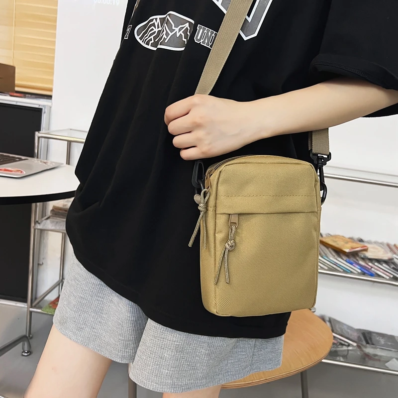 Messenger plecu somas vīriešiem gadījuma audekls mazs rāvējslēdzējs crossbody soma vienkārša maza crossbody soma vīriešu soma