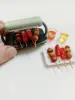New 1/6 Scale Dollhouse Miniature Barbecue Roasters Mini BBQ Meat Ball Sausage Food for Doll House Kitchen Play Toys Accessories 6