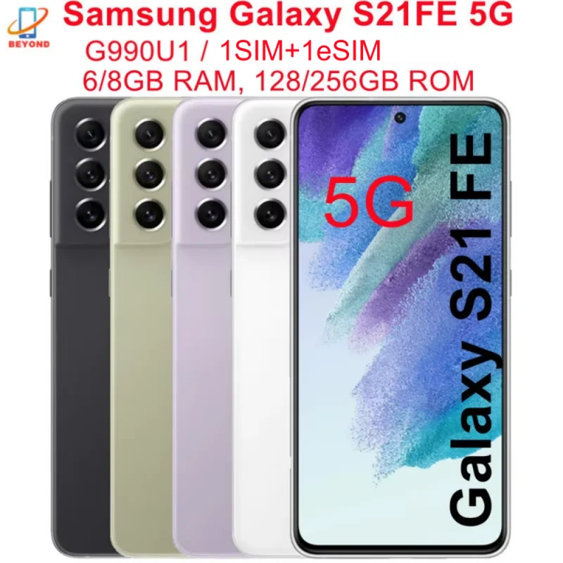Samsung Galaxy S21 FE S21FE 5G G990U1 G990U1/DS ROM 128/256GB
