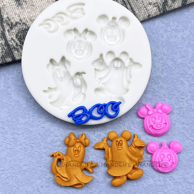 

Halloween Pumpkin Ghost Silicone Cake Baking Mold Sugarcraft Chocolate Cupcake Resin Tools Fondant Decorating Tools