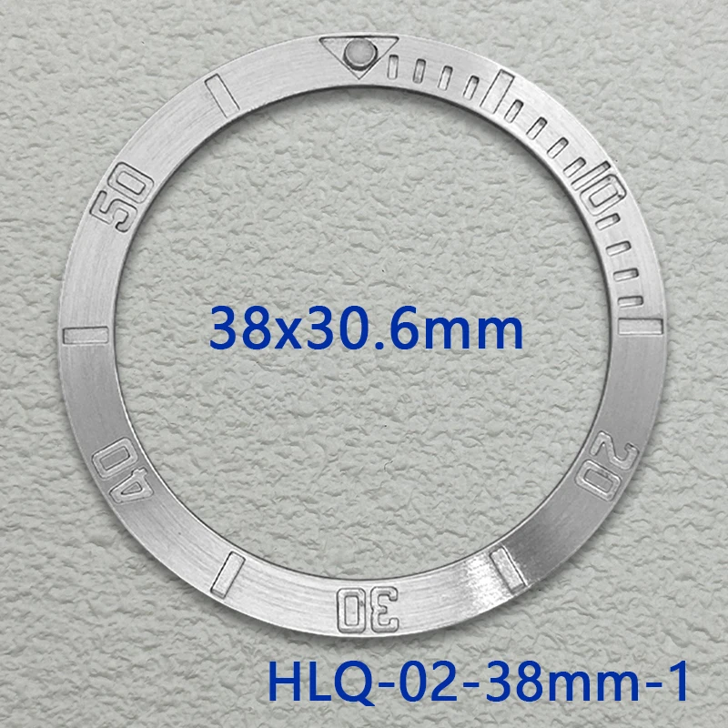 Elegant Beveled Aluminum Watch Bezel – 38mm x 30.6mm