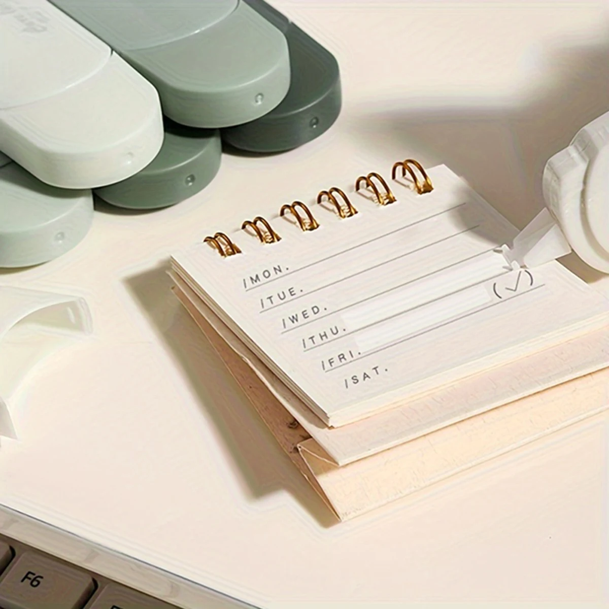 6 Pieces Correction Set Creative Mini Gradient Color Correction for Students Use Affordable Set School Stationery Supplies