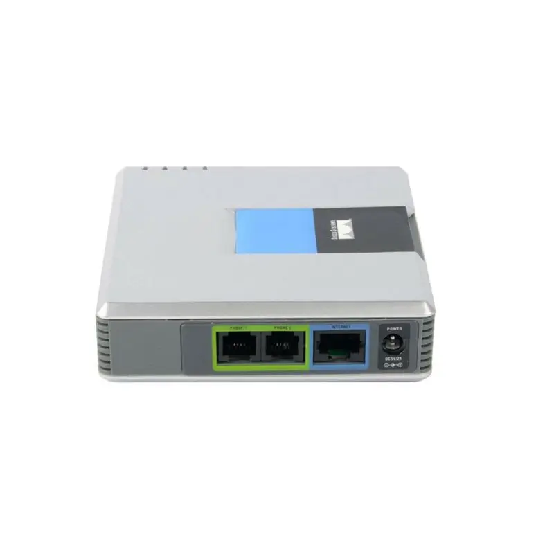 1Set VOIP for Gateway 2 Ports SIP V2 Internet Phone Voice Adapter with Cable
