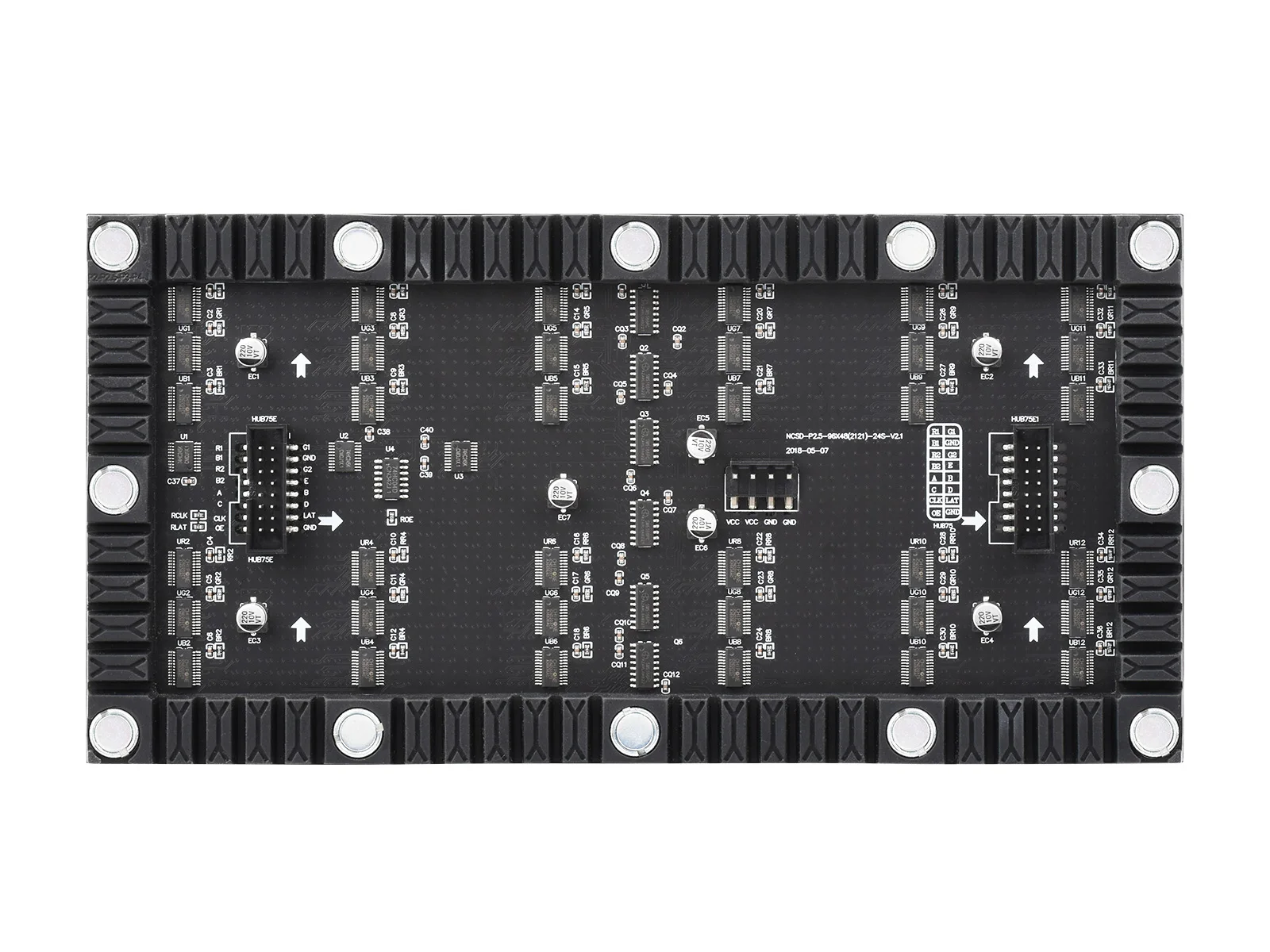 Flexível Rgb Full-color Led Matrix Painel Brilho Ajustável Pcb Dobrável 96x48 Pixels 25 Milímetros Pitch - Imagem 2