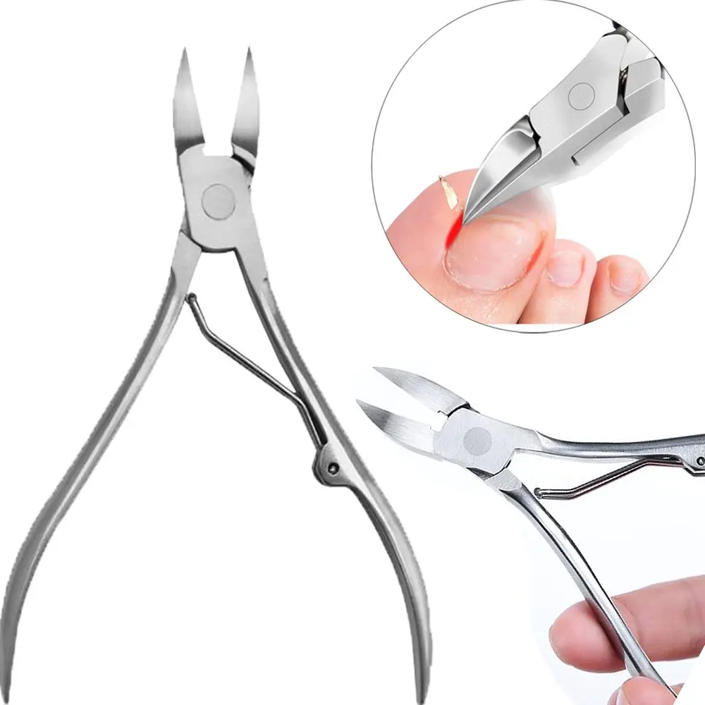 Curved Head Foot Care Tool Manicure Trimmer Edge Cutter Cuticle Scissor Paronychia Clipper Nail Cutter Toe Nail Cuticle Scissor