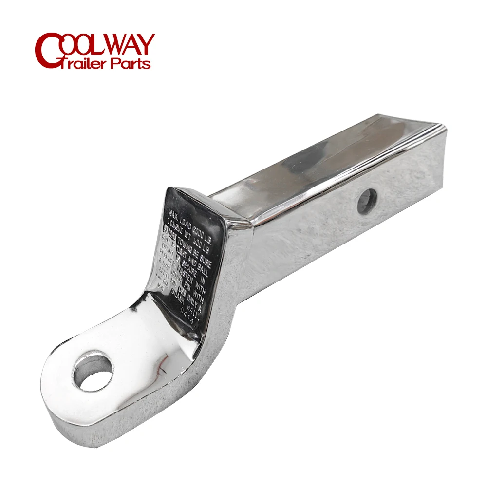 Chromed 2 Inch Towbar Tongue Ball Mount With Towball And Hitch Pin RV Parts Car Camper Accessories Caravan Components