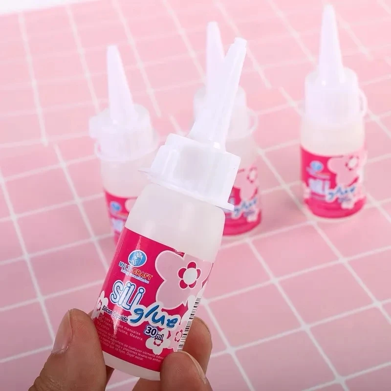 30ml Clear Silicone Liquid Glue Children Student Bonding Paper Crafts Safety Adhesive Home Tool Office School Supply Stationery - 4