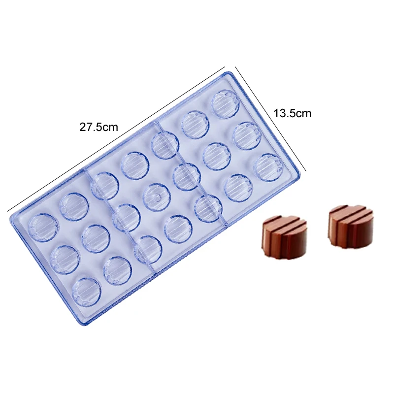 Chocolate Mold 3D Polycarbonate Transparent Plastic Kitchen Baking Tools for DIY Pastry... - SKU CMHB1738 - UGI Packaging