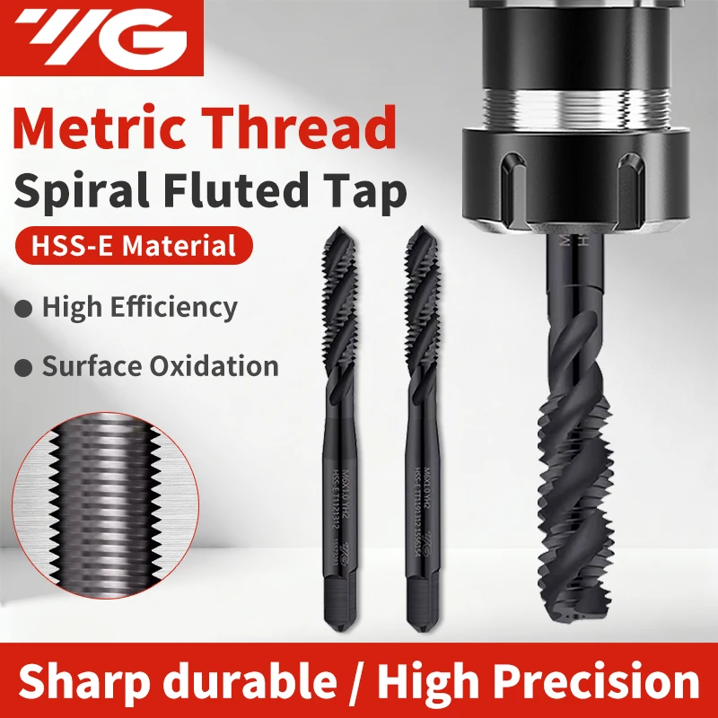 Korea YG T1191 Spiral Fluted Tap Machine Thread Tap