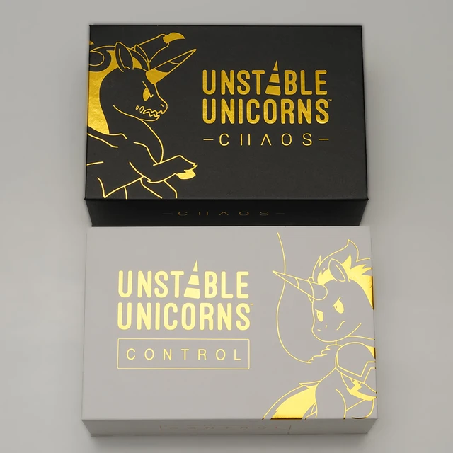 Tableau licorne instable, extension de fête en famille anglaise, Version de base des jeux de société classiques, contrôle et jeu de Base du Chaos 6