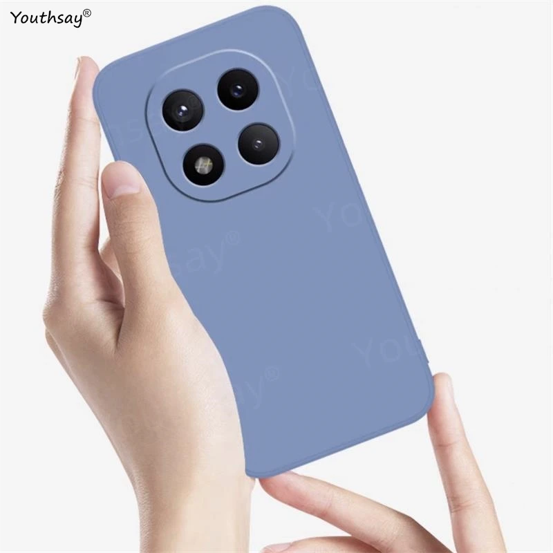 Original Liquid Silicone Soft Back Case with Camera Protector - Premium Phone Cover