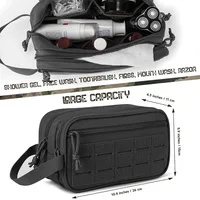 Toiletry Bag for Men Hygiene Bag EDC Hunting Bag Admin Pouch Molle Utility Tool Bag Small Kit Handbag Mens Travel Shower Bags 2