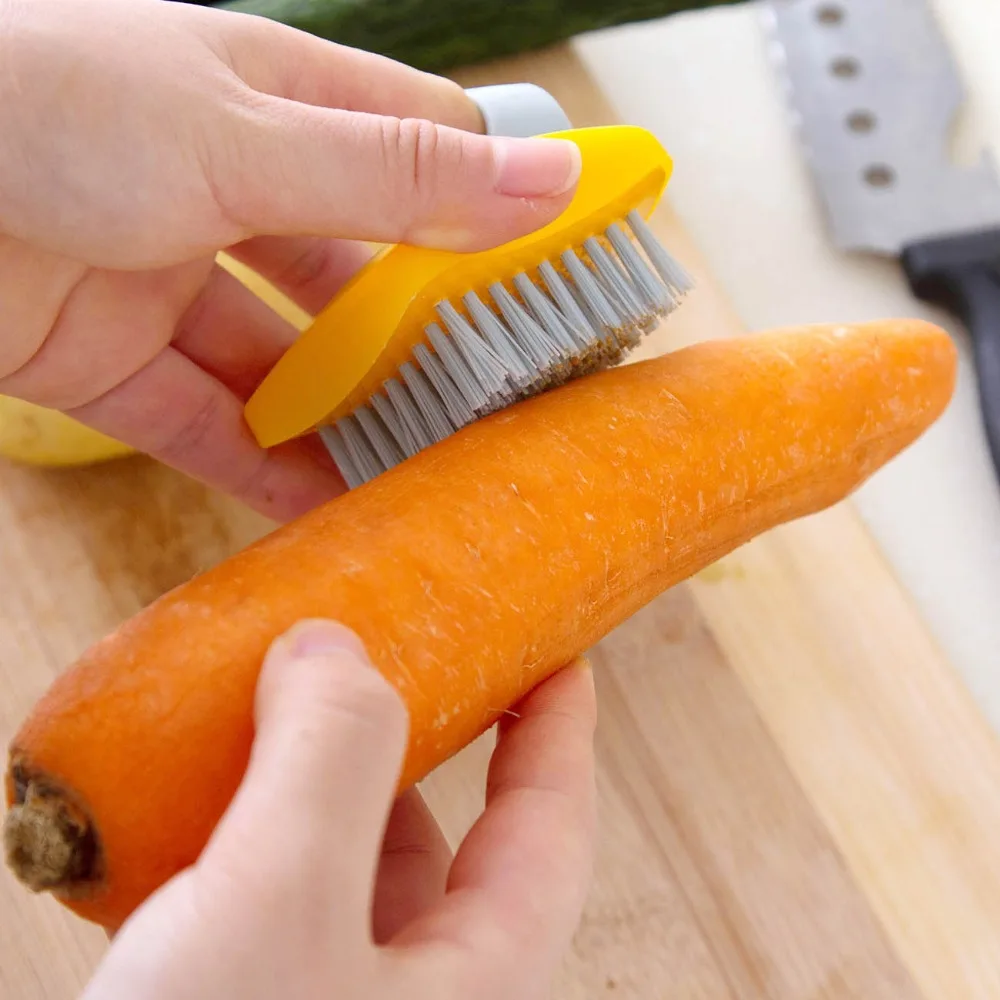 

Многофункциональная щетка для чистки продуктов, фруктов и овощей, кухонная щетка, хозяйственные товары