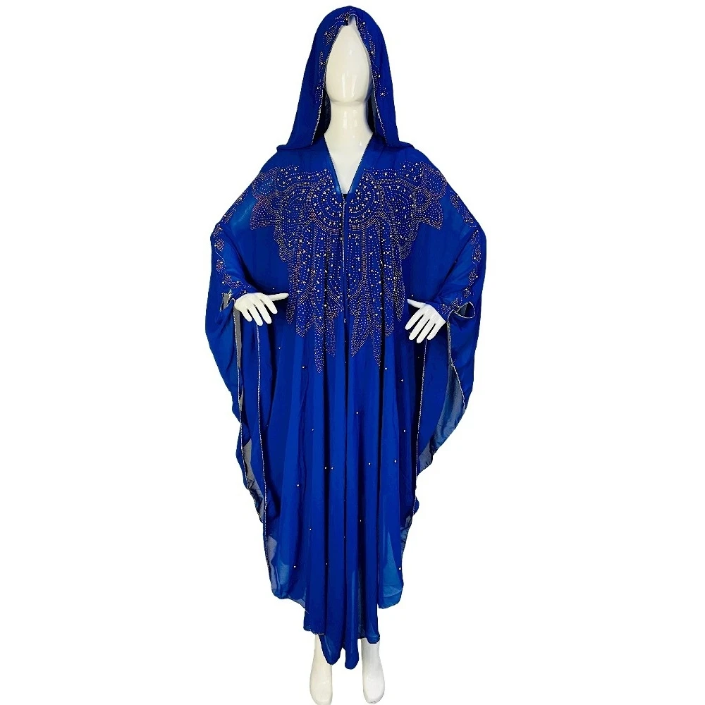 

One Piece Abayas For Women Dubai Luxury Chiffon Boubou Muslim Fashion Dress Caftan Marocain Wedding Party Occasions Djellaba