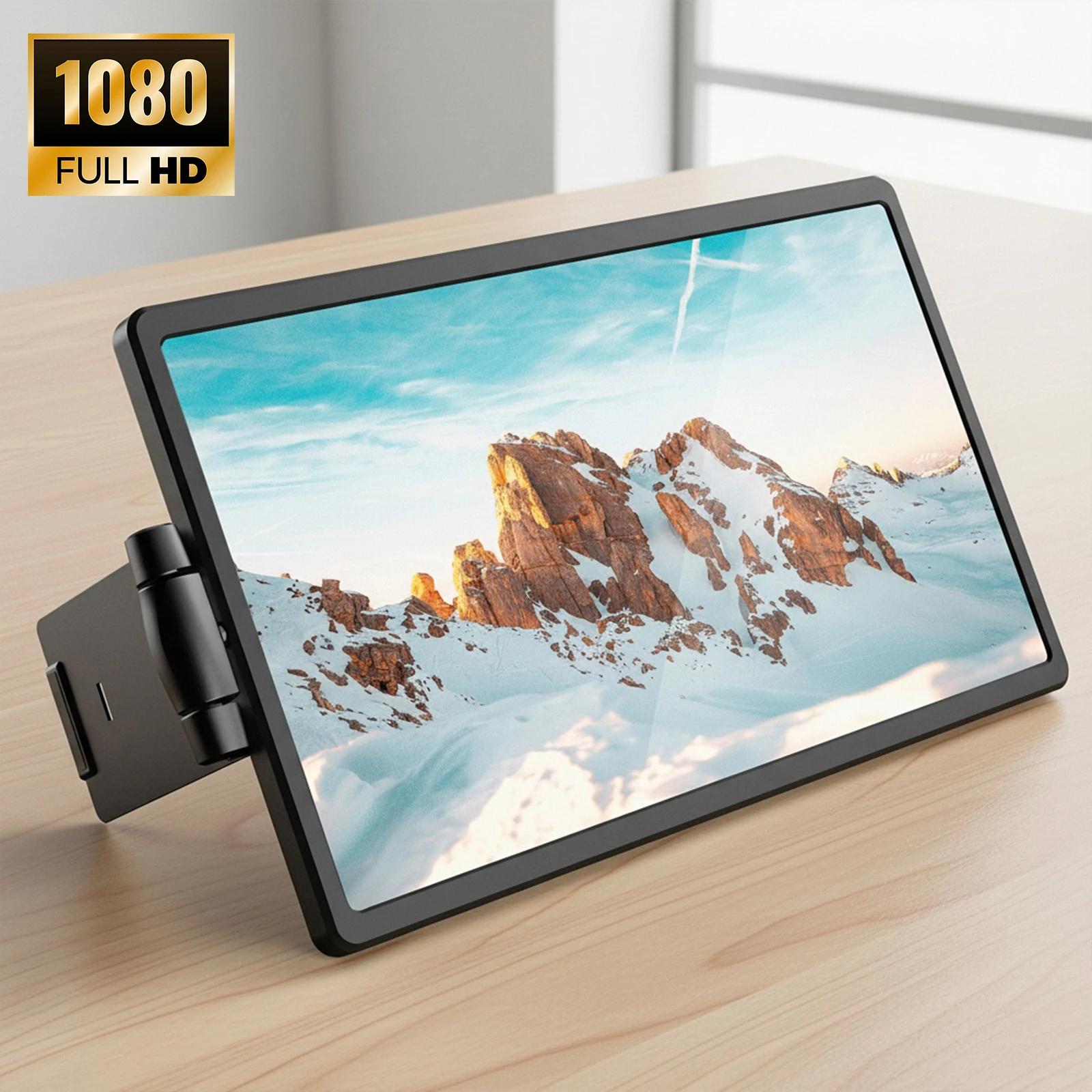 13.3인치 노트북 확장 스크린 플러그 앤 플레이 회전식 확장 스크린 USB-C/HDMI 호환 디스플레이(노트북 액세서리용)