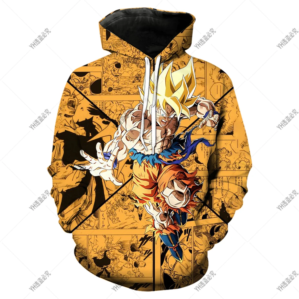 Blusa Moletom Full 3d Anime Dragon Ball Goku Saiyajins Dbz - HELP