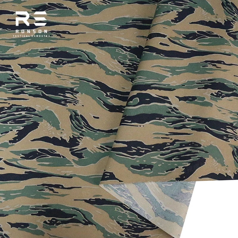 500D nylon oxford Marpat Tiger Stripe camofuflage tactical fabric for bag vest