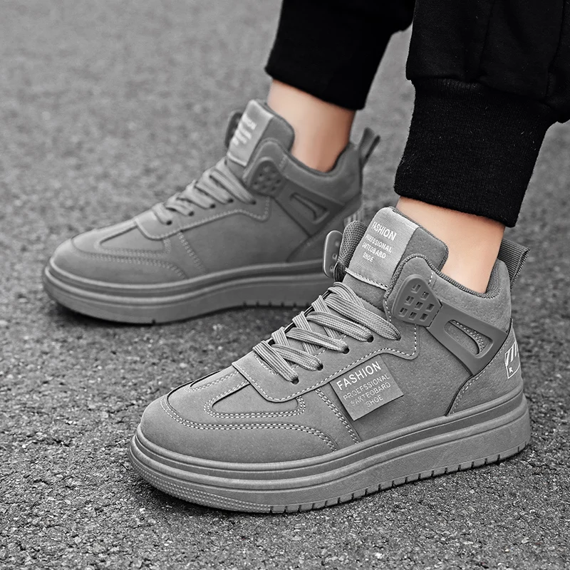 

Fashion Kids Sneakers Boys Basketball Shoes Trend Board Shoes for Children High Top Running Sports Tennis Walking Casual Shoes